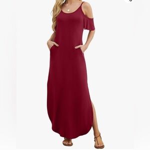Cold Shoulder Maxi Dress